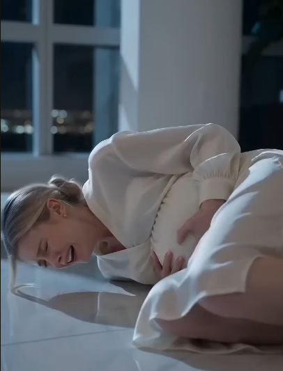 She shoved the pregnant wife, not knowing the trap was set for her.