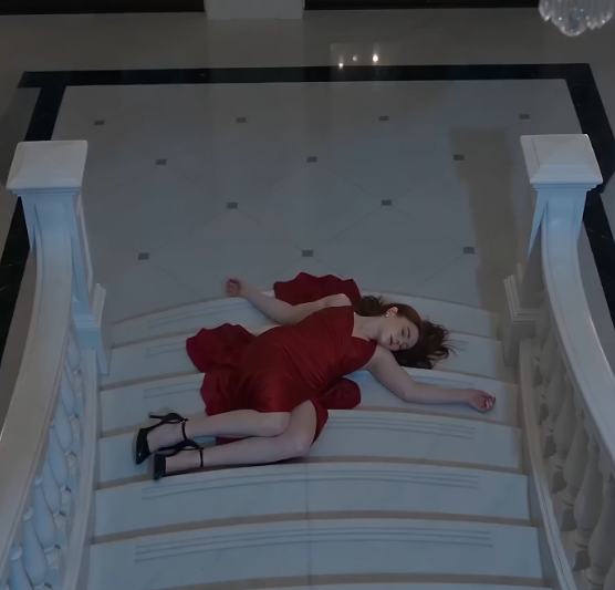 He watched the fall, and now he is coming to make her pay dearly