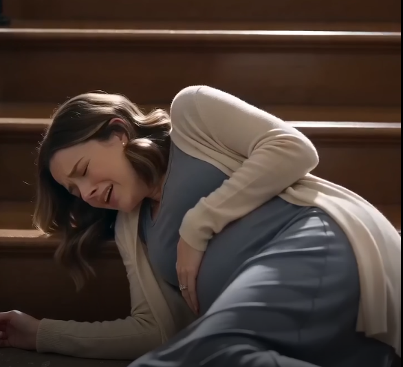 Disgusting betrayal: The housekeeper shoved her pregnant employer down the cold stairs. 🤮🔥