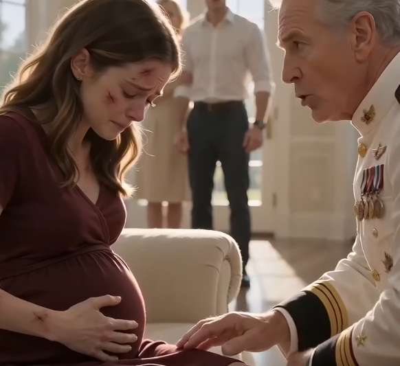 He Beat His Pregnant Wife—Then Her General Father Destroyed His Cowardly Lie. 😡🔥