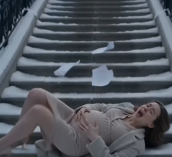 The Mistress Shoved a Pregnant Wife Downstairs—While Her Cowardly Husband Watched. 😡🔥