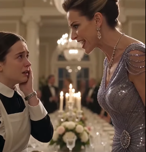SHE SLAPPED HER MAID AT A LUXURY GALA, BUT AN ANCIENT BRACELET JUST EXPOSED WHO ACTUALLY OWNS THE MANSION.