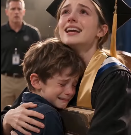 THEY TRIED TO DRAG A CRYING BOY AWAY FROM THE GRADUATION STAGE, UNTIL A SECRET DOCUMENT INSIDE HIS GIFT DESTROYED THE CHANCELLOR.