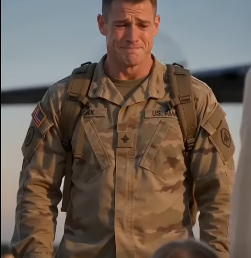 A little girl didn’t recognize her soldier father, until he pulled out one photo